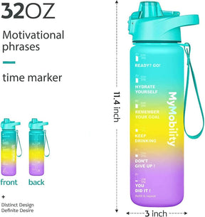 32oz Original Motivational Water Bottle - Buyway