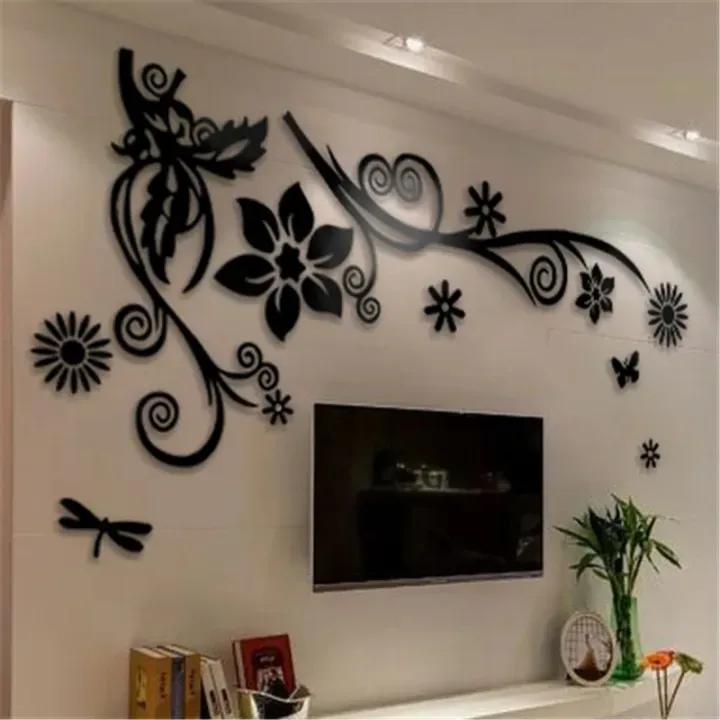 3D Flower Acrylic Wall Decor - Buyway