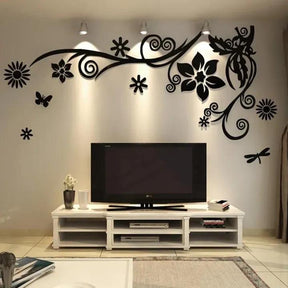 3D Flower Acrylic Wall Decor - Buyway