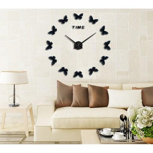 Butterflies DIY Acrylic Wall Clock - Buyway