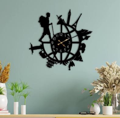 Man's Backpacking Traveler Clock - Buyway