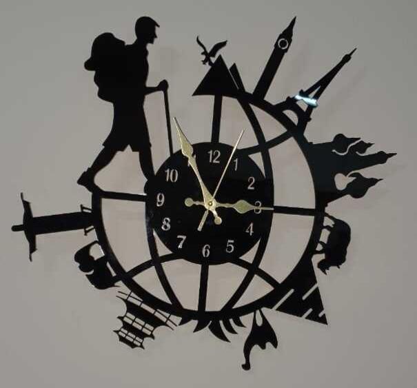 Man's Backpacking Traveler Clock - Buyway