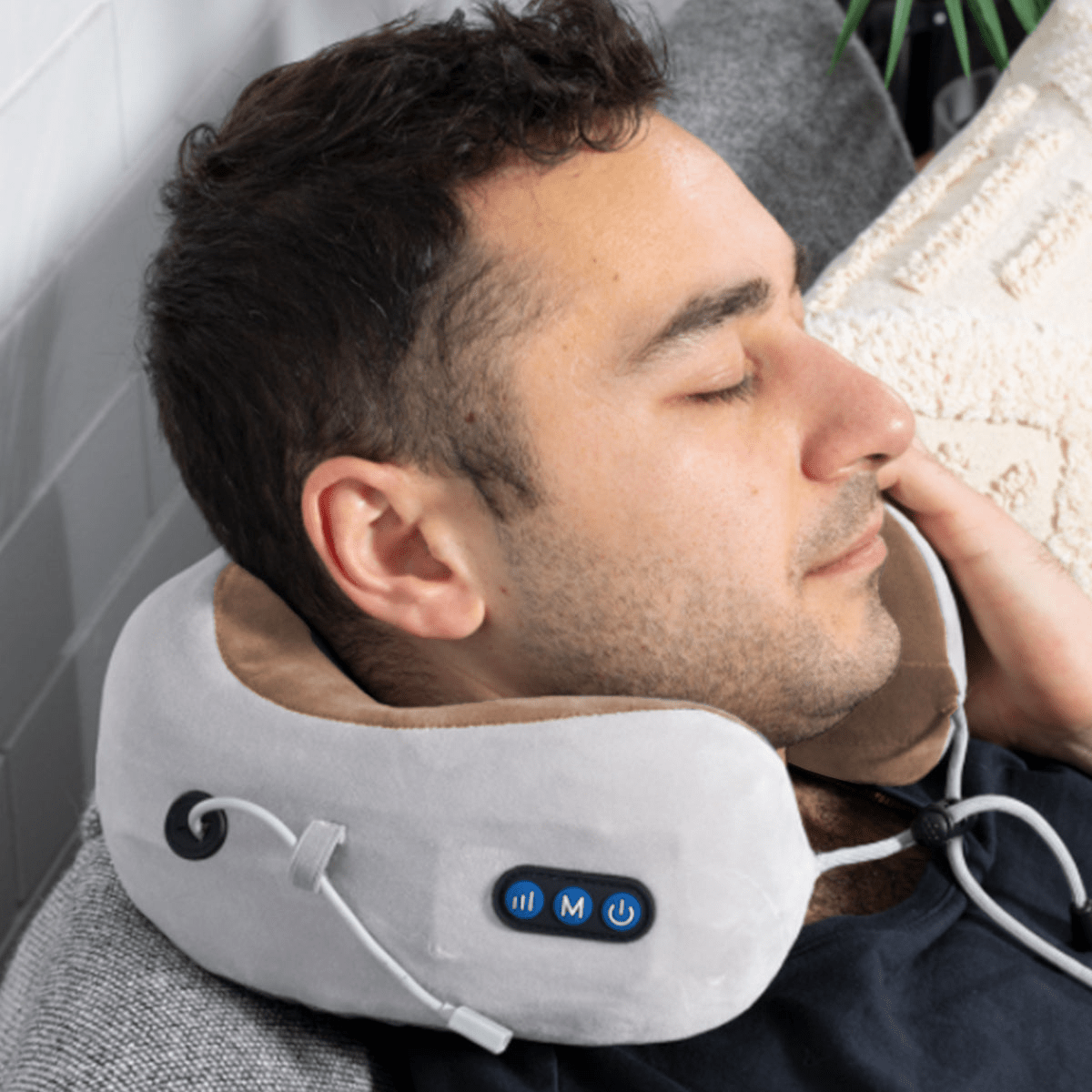 Rechargeable U Shaped Electric Travel Neck Massage Pillow - Buyway